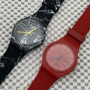 Swatch Watch Lot - 2 watches -  SUOB123 & SO29R100